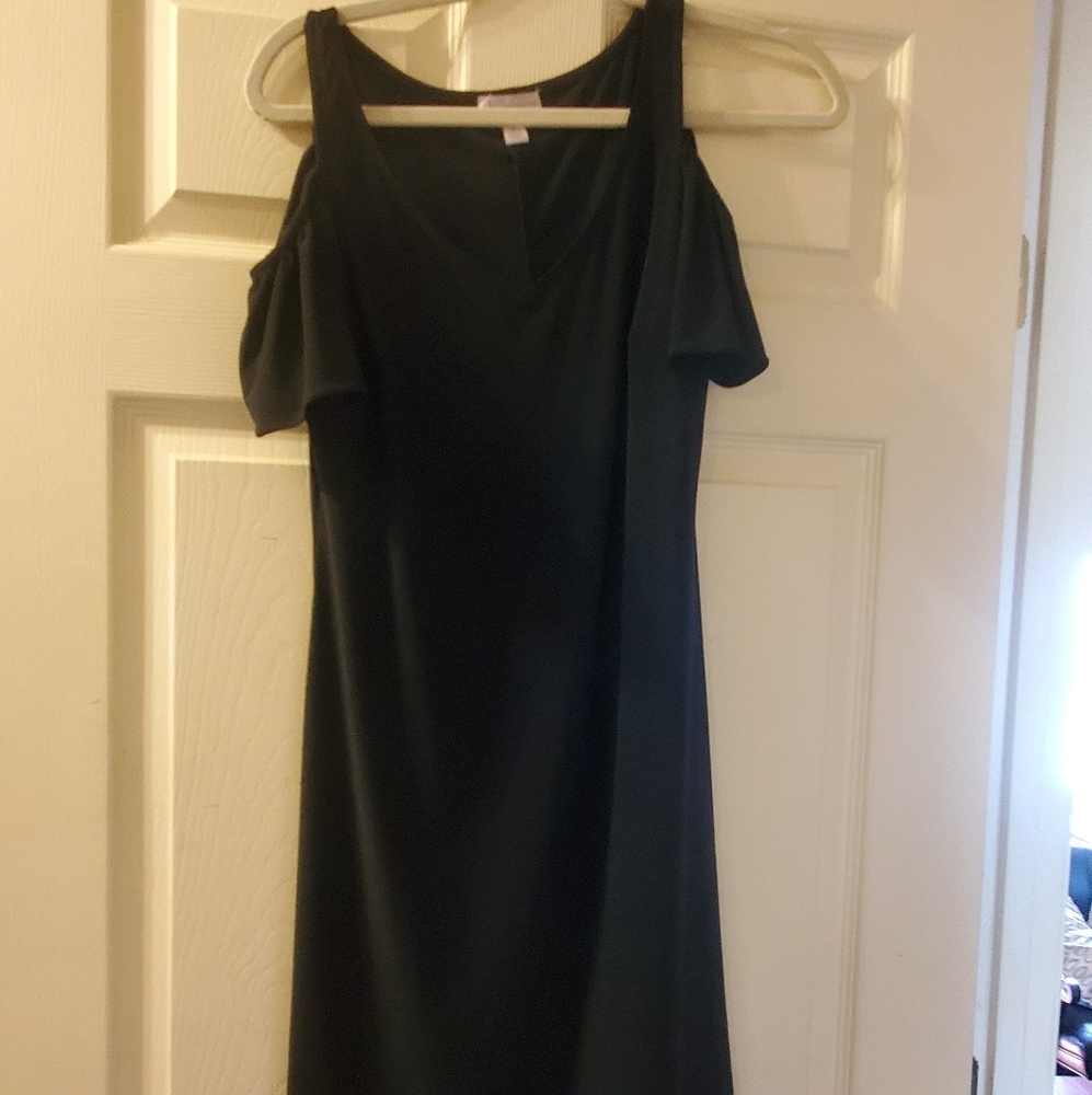 Black mini dress